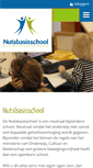 Mobile Screenshot of nutsbasisschool.nl