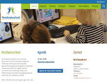 Tablet Screenshot of nutsbasisschool.nl